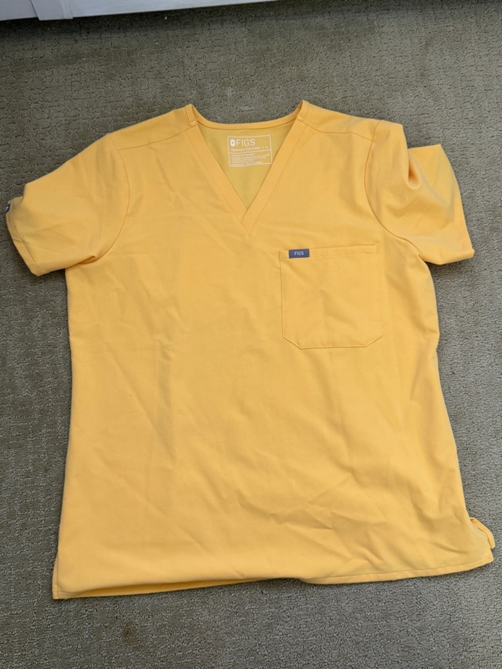 FIGS Dandelion Scrub Top
